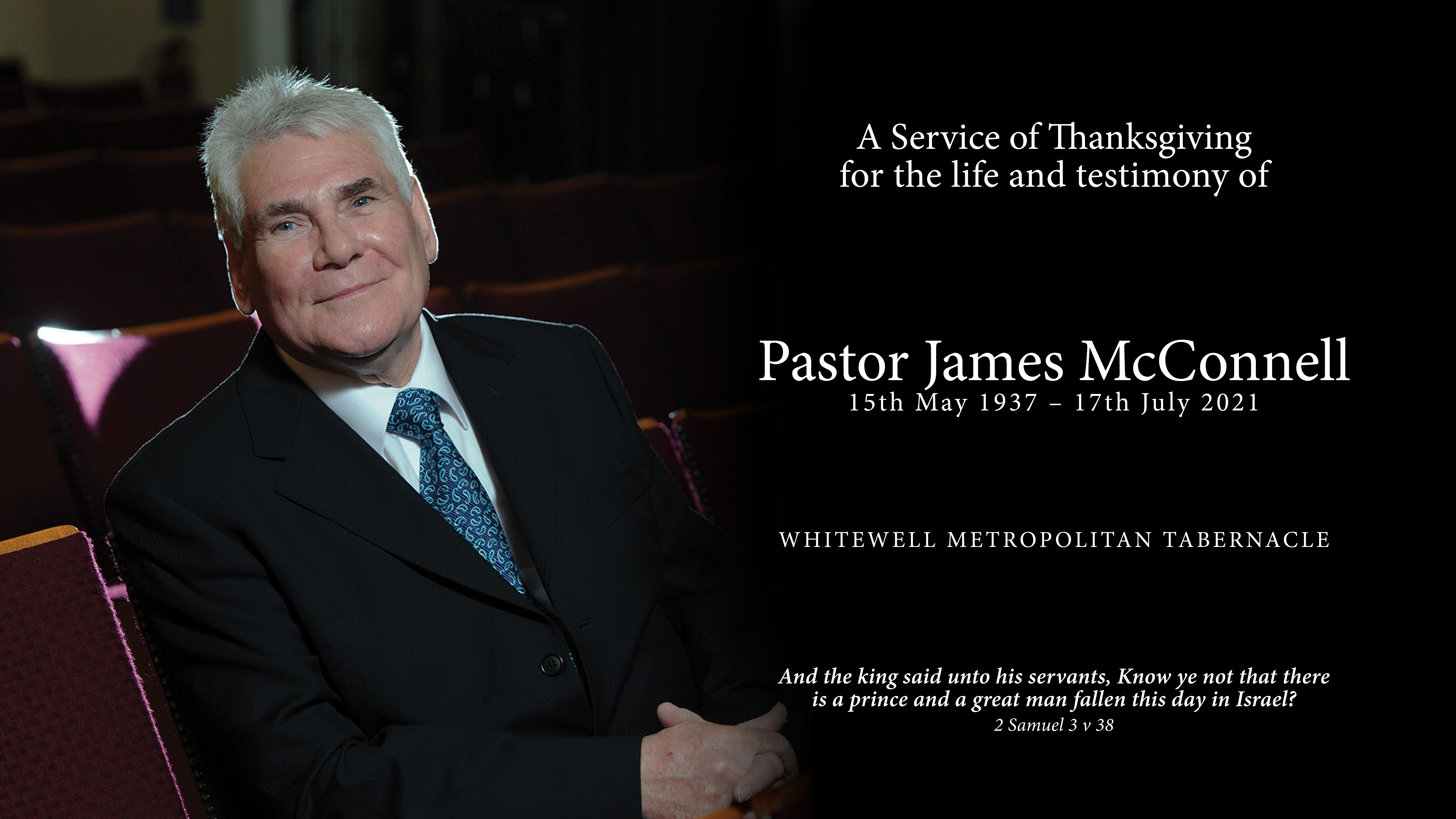 Thanksgiving Service - Pastor James McConnell 