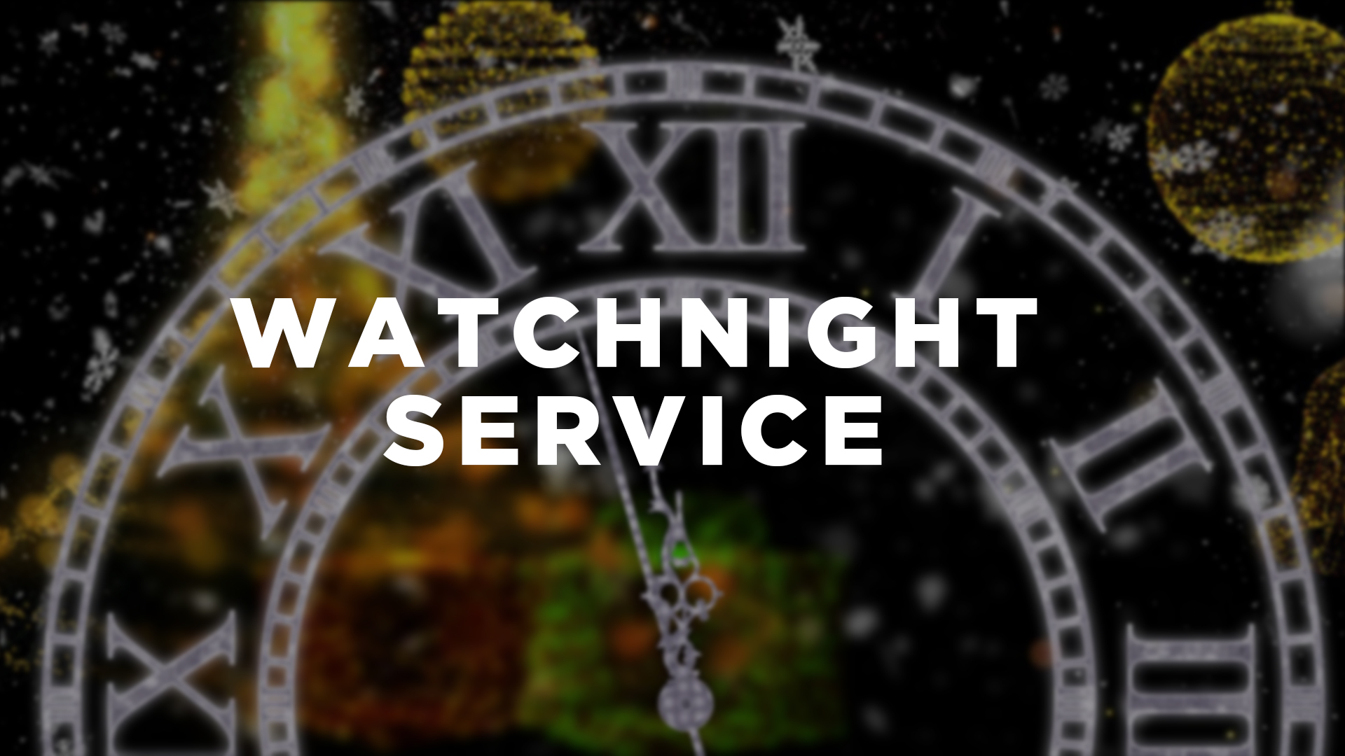 Watchnight Service 2025